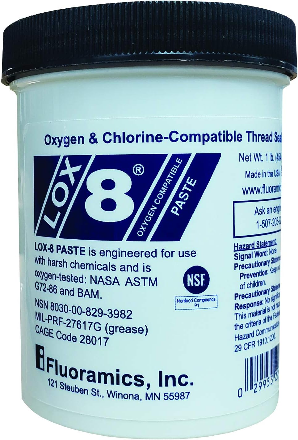 LOX-8 Paste (1 lb. Jar)