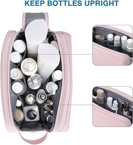 Miniatura 36 de BAGSMART - Bolsa de artículos de aseo personal para hombres, kit de afeitado para viaje, resistente al agua, organizador para accesorios de viaje