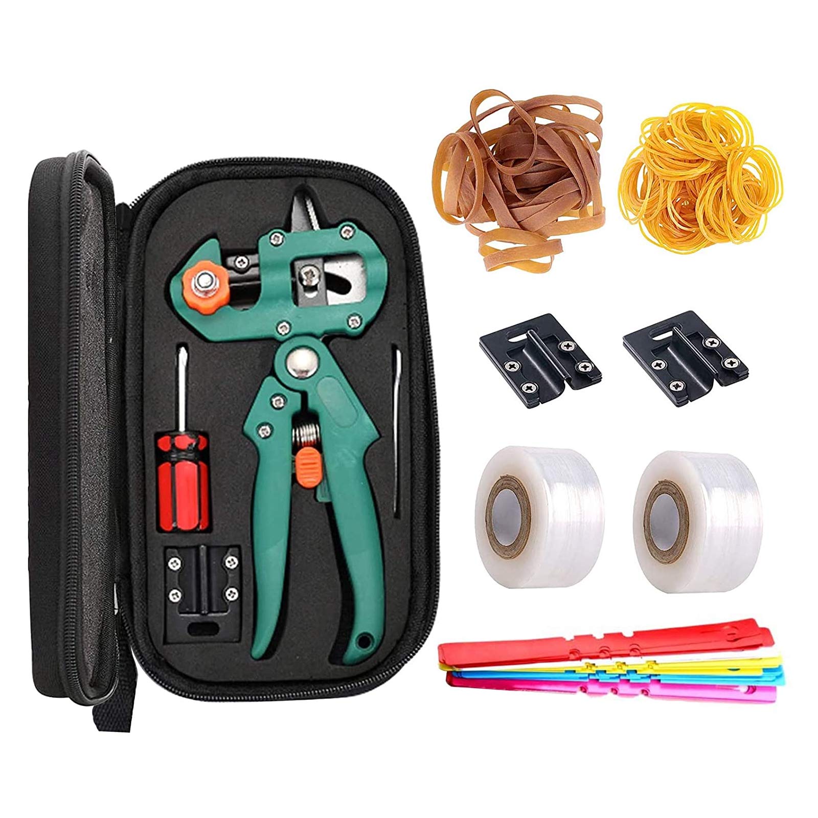 Kit di Utensili per innesto, Perfetto per Il Taglio e l'innesto di Alberi da frutto. Nastro per innesto e Lame di Ricambio in Omaggio. Kit Professionale per la