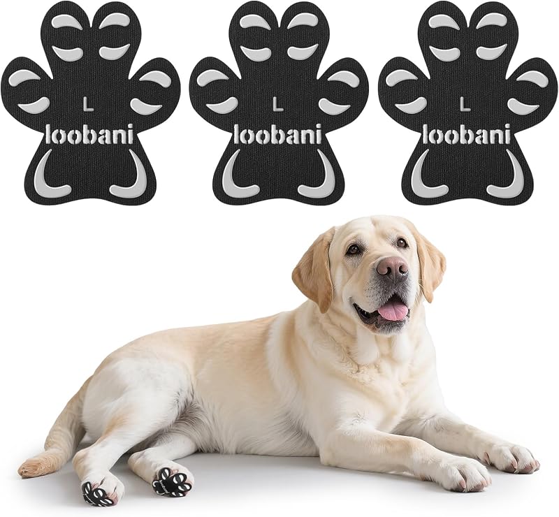Protetores de Patas Antiderrapantes para Cães LOOBANI Grande (48 unidades)