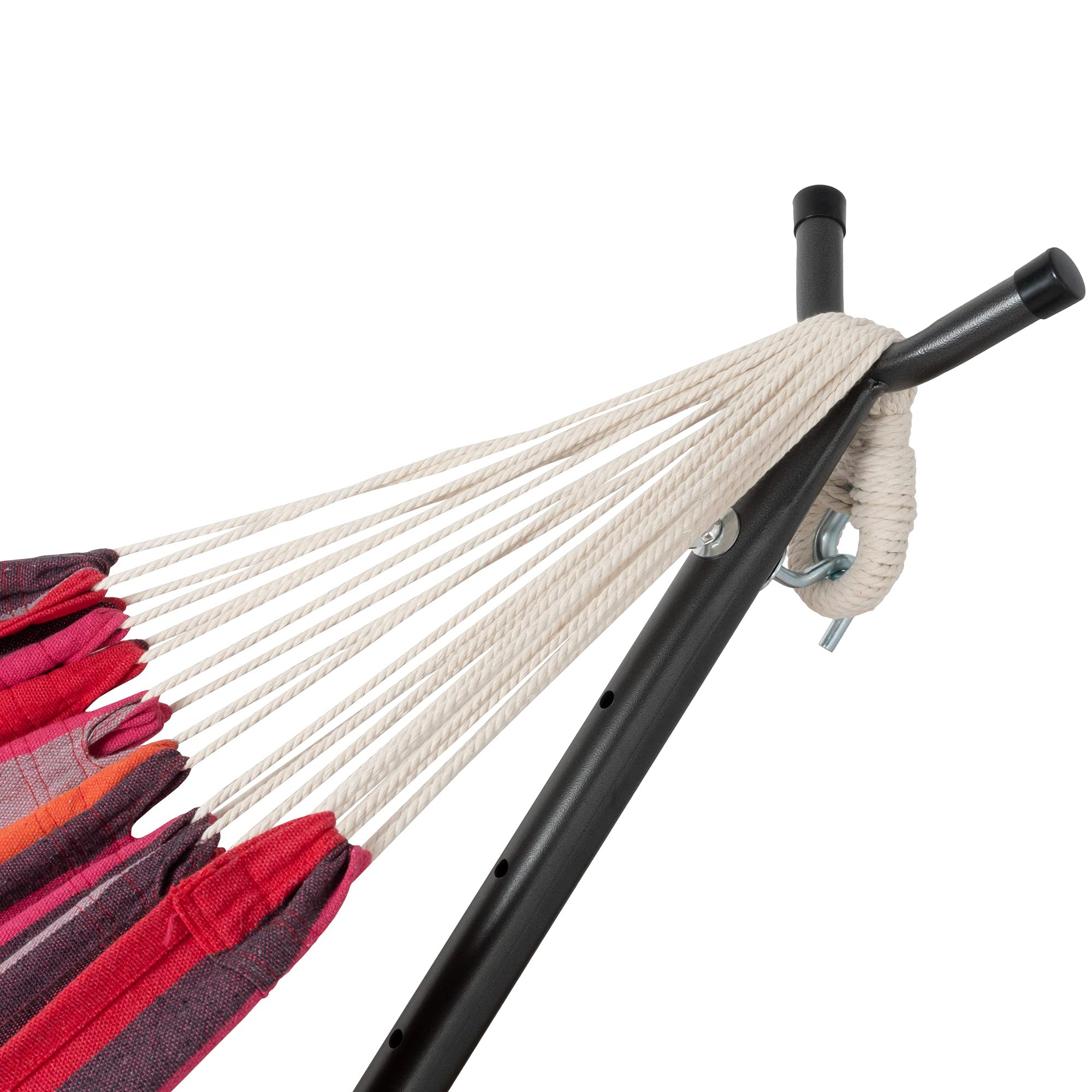 ib style® Kalani Hängematte | inklusive Gestell | Belastbar bis 200kg | 2 Farben | Rot
