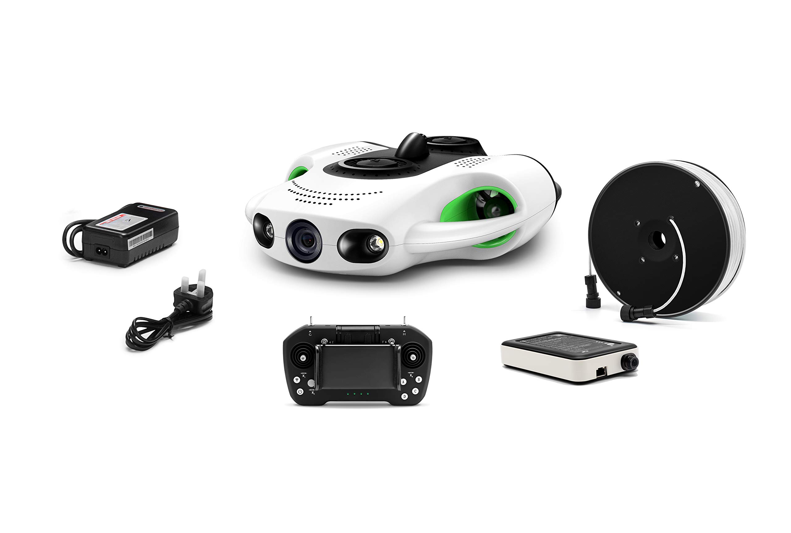 BW Space Pro 4K Zoom Underwater ROV Drone With UHD Camera 150M RC Fish Finder Smart APP Underwater Robot Diving Drone (BW Space Pro Zoom(150m Tether))