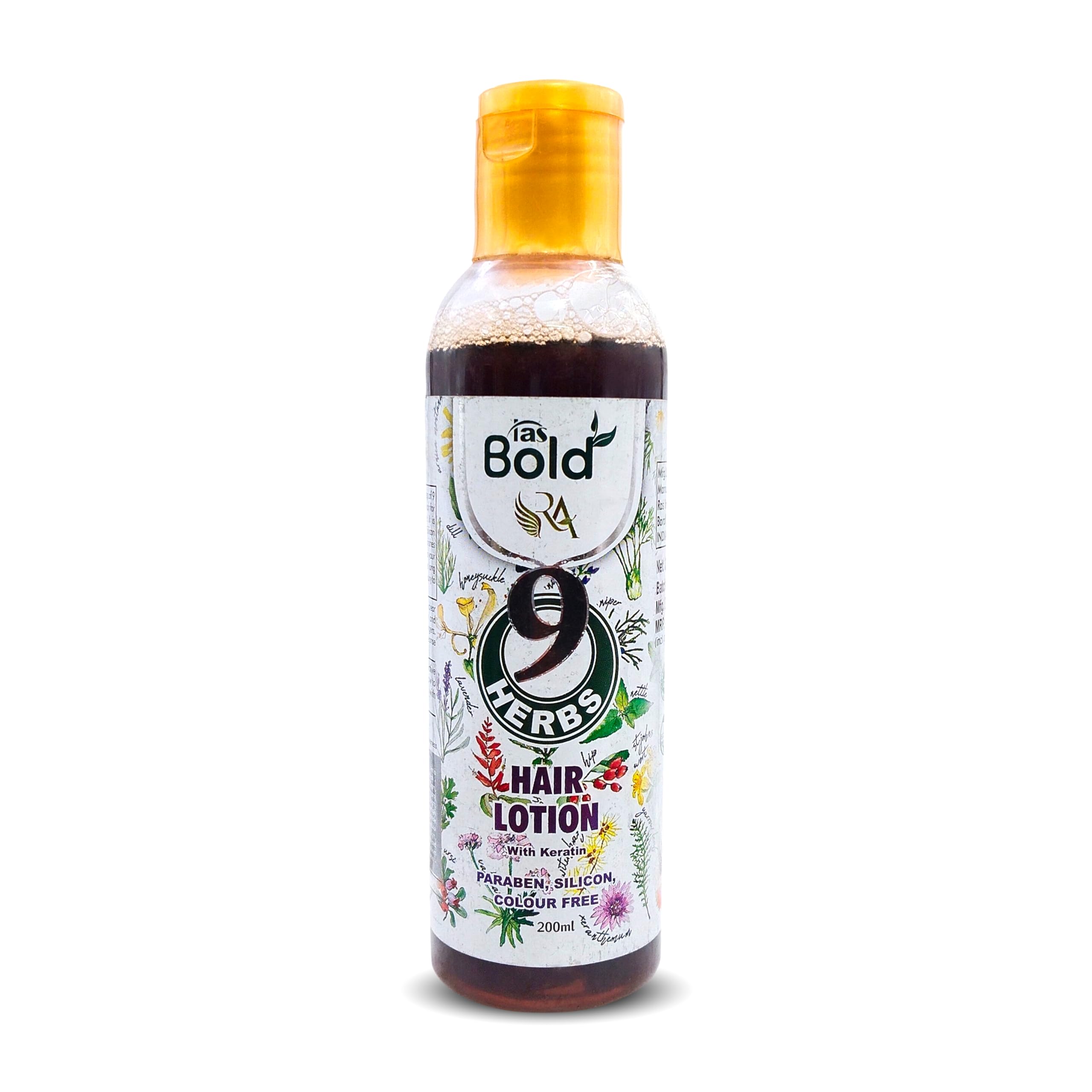 Rasbold Ras Bold Hair Lotion | Sulphate, Paraben, Silicone and Color Free for All Hair Types (200ml)-image-5