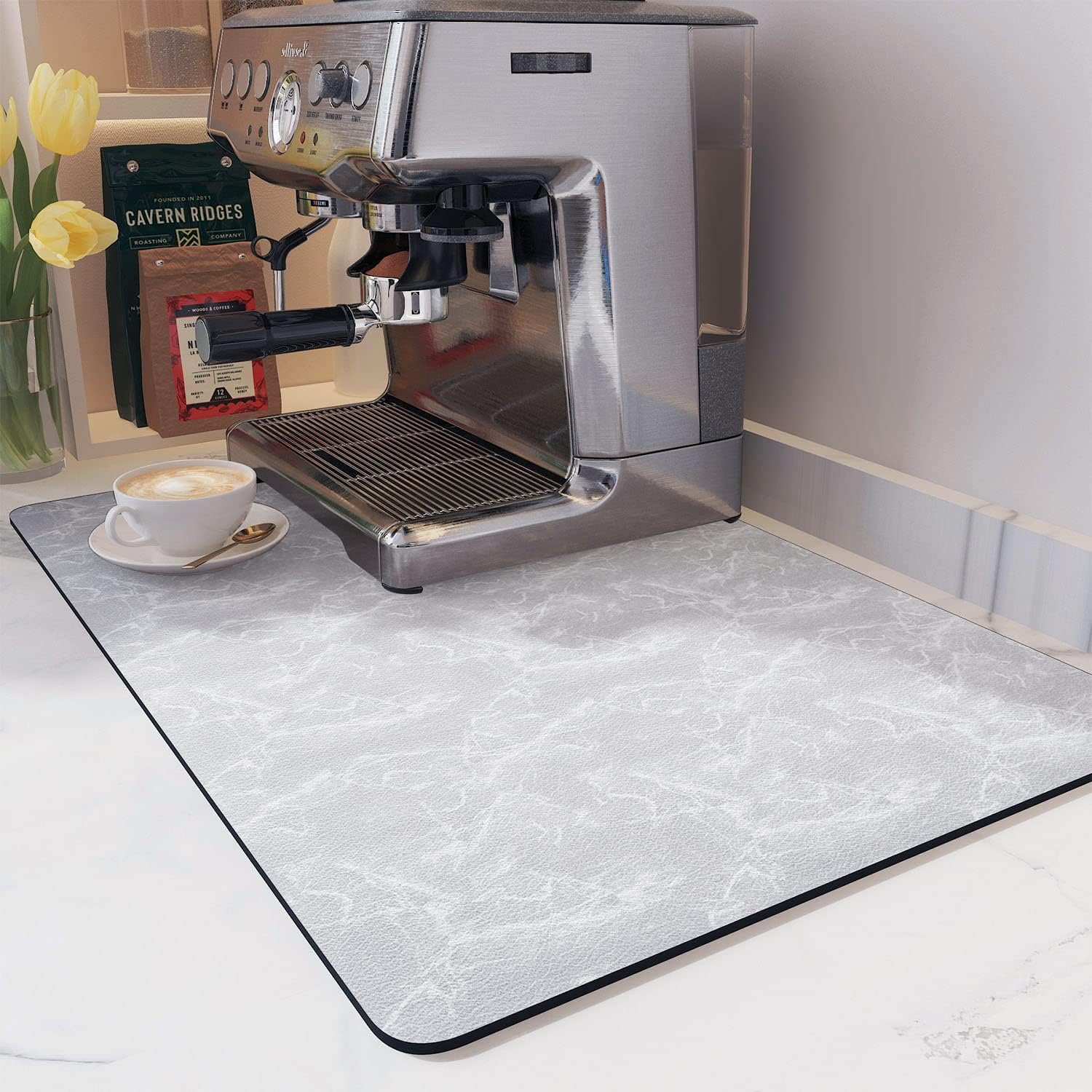 Coffee MatCoffee Bar AccessoriesNo Water Marks Dish