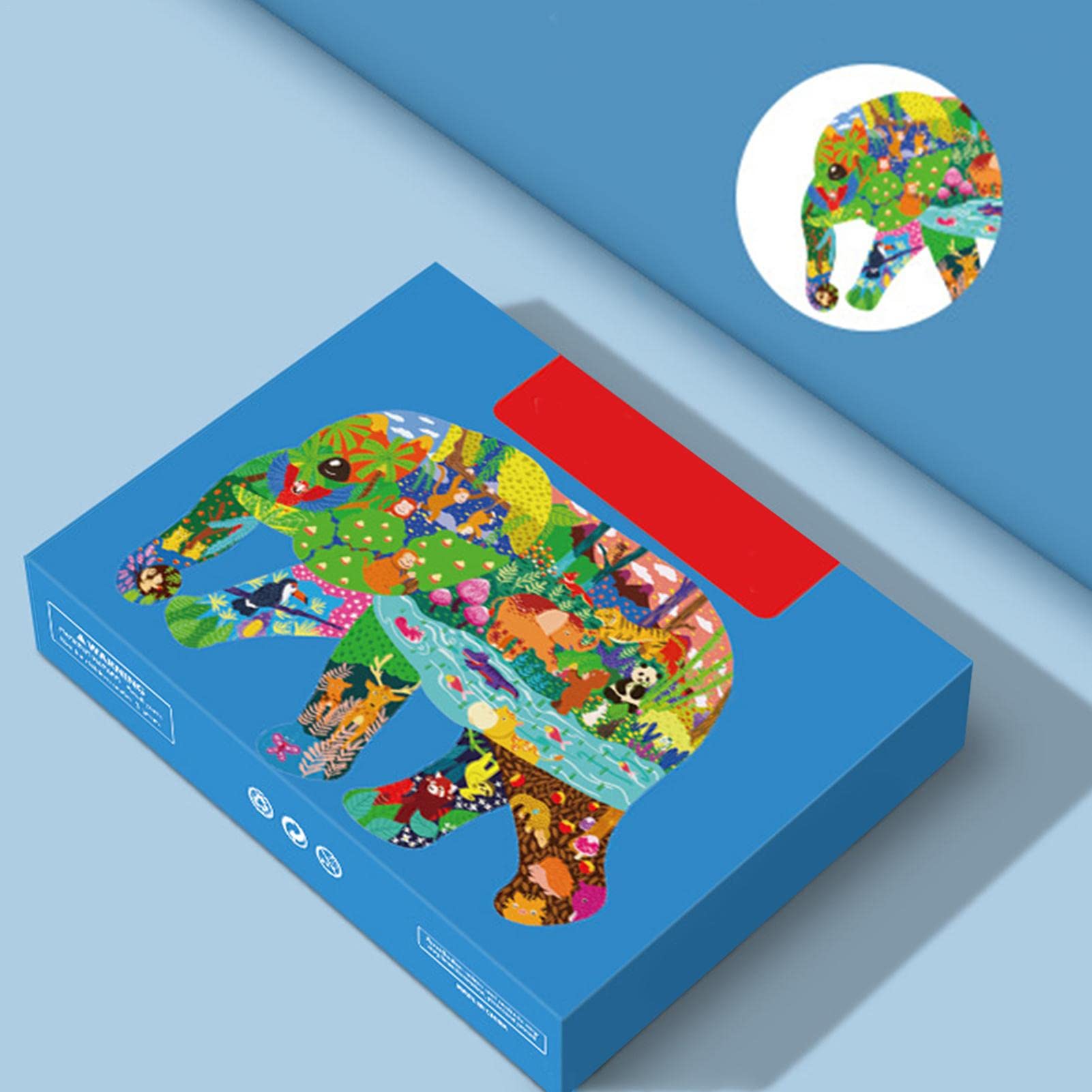 Amazon.co.jp: 13 x18.5ジグソーパズル-200ピースの動物型フロアパズル