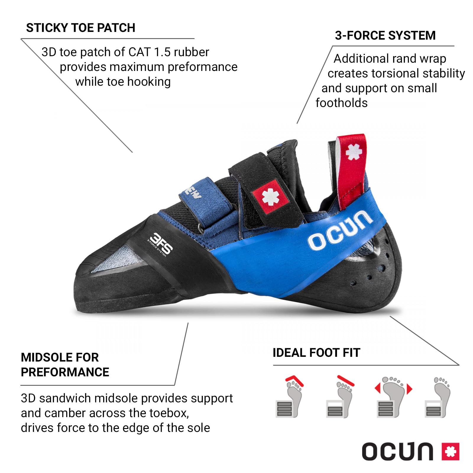 Ocun Ozone HV/Ozone Plus Bouldering Shoe | Rock Climbing Shoe