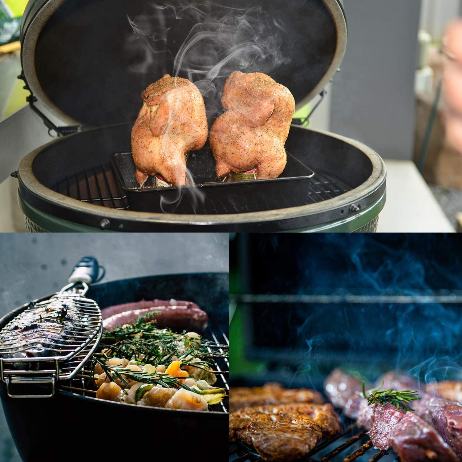 generator zimnego dymu, ze stali nierdzewnej, do wędzenia na zimno, do pieca wędzarniczego, zimnego dymu, 1 szczotka + 4 haczyki do grilla, grilla, wędzarni
