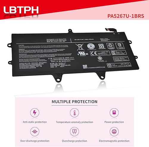 Miniatura 5 de PA5267U-1BRS Reemplazo de batería para Toshiba Portege X20W-D-10Q X20W-D-11N X20W-D1252 -E-10X -D-14G -E-BTO -D-10R X20W-E 11.4V 44Wh