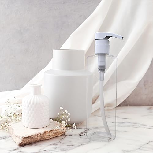 Miniatura 4 de BRIGHTFROM Botellas vacías de bomba de loción de 16 onzas, recipientes recargables sin BPA, PET de plástico, ideal para jabón, champú, lociones,