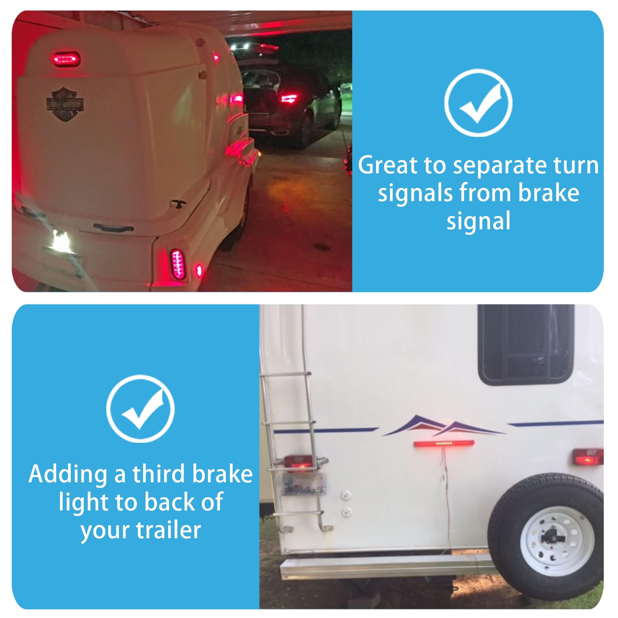 2 Naar 3 Draads Splice In Trailer Achterlichtomvormer Elektrisch Systeem Kabelboomadapter Vs Type 1013335652