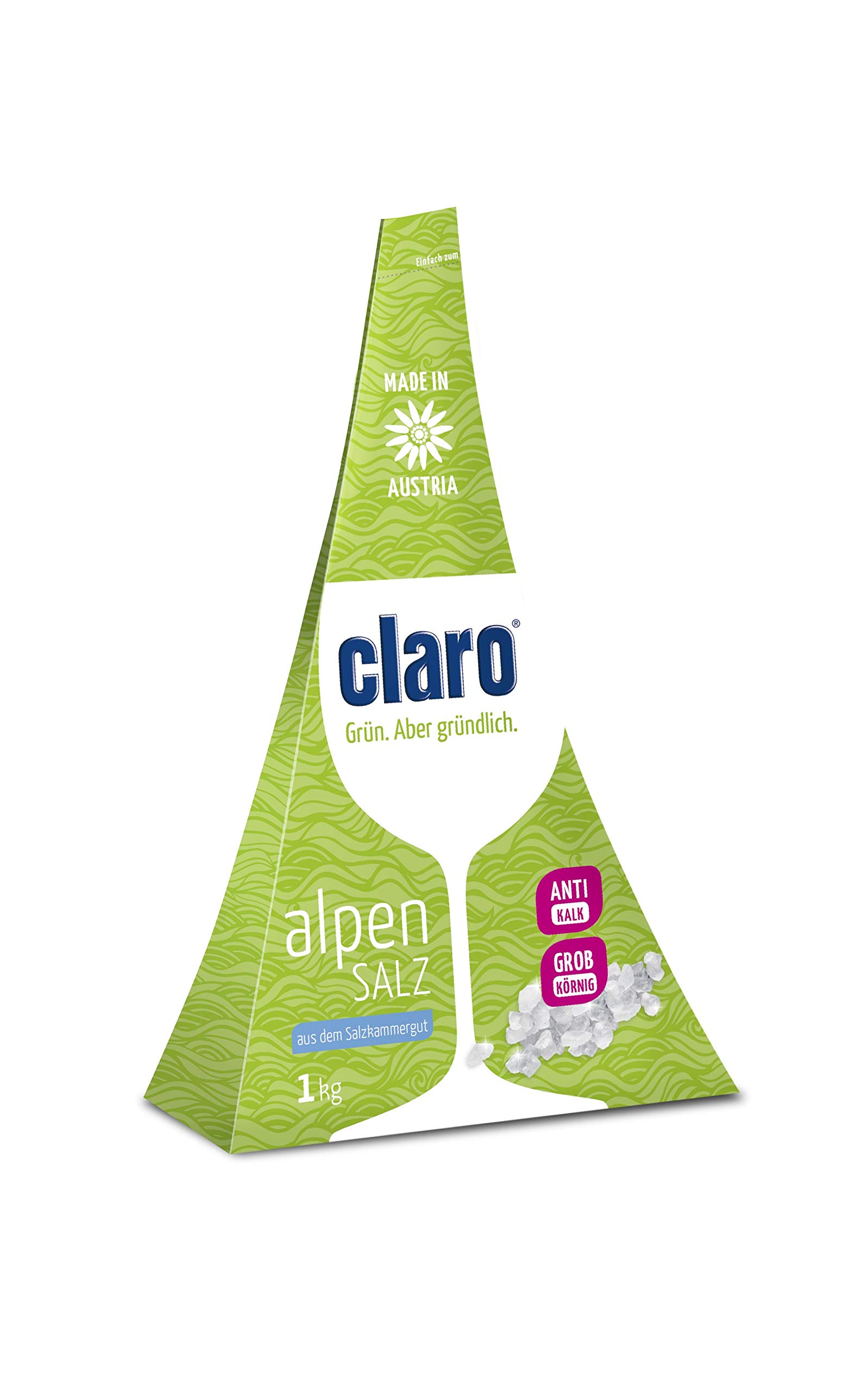 claro Sale Igienico, 5 kg (5 Confezioni), Sale dall'Austria, Sale Rigenerante dall’Austria, Biodegradabile, Confezione Riciclata, Ecologico