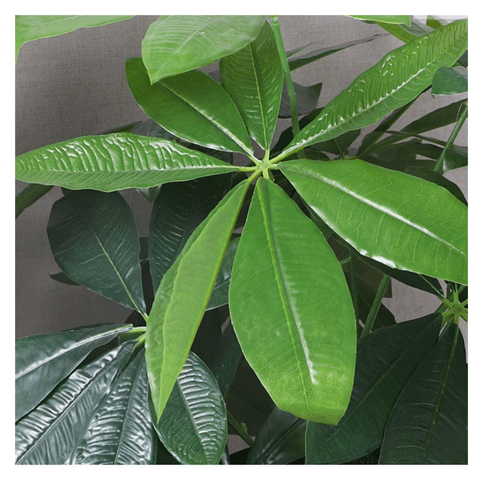 Artificielle Bonsaï Plante artificielle 29,5 pouces Fausses plantes en pot avec 18 feuilles, haute imitation Faux Fortune Tree Plantes en pot for maison d'extérieur intérieure Bureau à la maison Plant