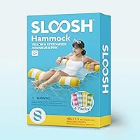 Vista 8 de SLOOSH Hammock Pool Floats Adults, 4-in-1 Multi-Purpose Inflatable Pool Floaties PVC Water Hammock Lounge Floaties