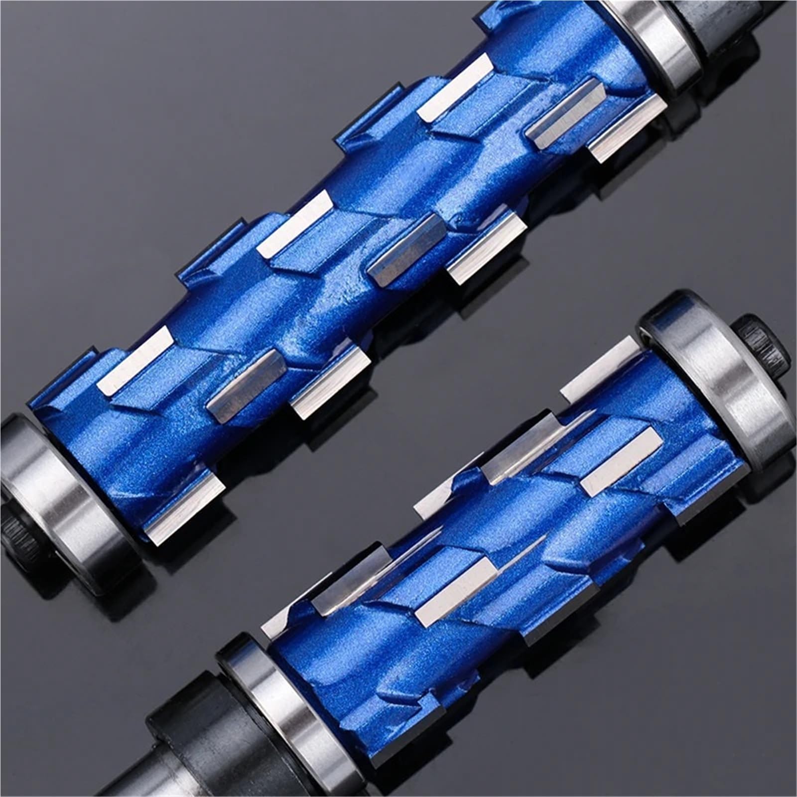 Frez 12 mm, trzpień 1/2" z frezem czołowym, frez spiralny podwójnym łożyskiem, węglik spiekany, do drewna,Obróbka precyzyjna(1l2x3l4-1-3l4)