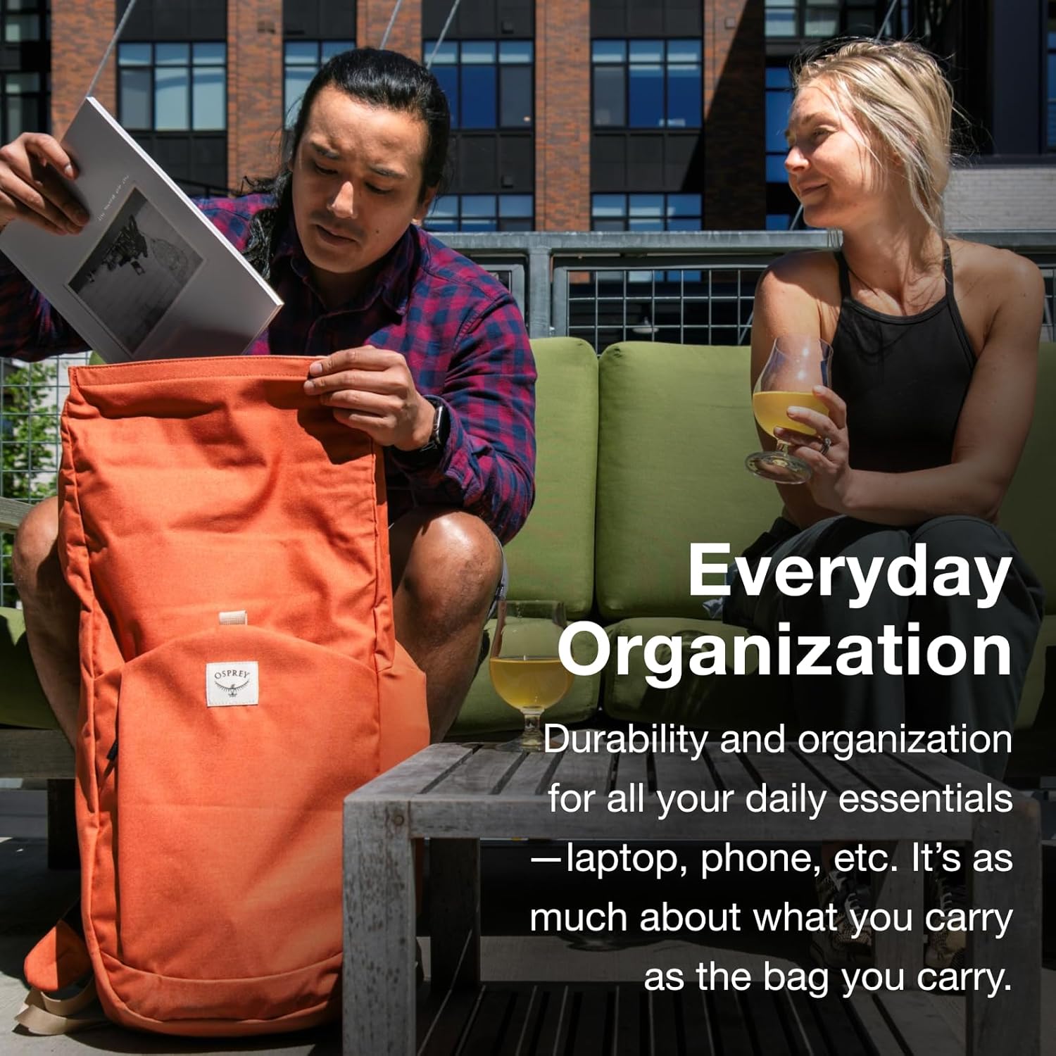 Osprey Arcane Roll Top Commuter Backpack, Botanica