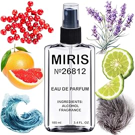 MIRIS No. 26812, Inspired by Legend Spirit, Long-Lasting Eau de Parfum for Men, Spray 3.4 Fl Oz / 100 ml