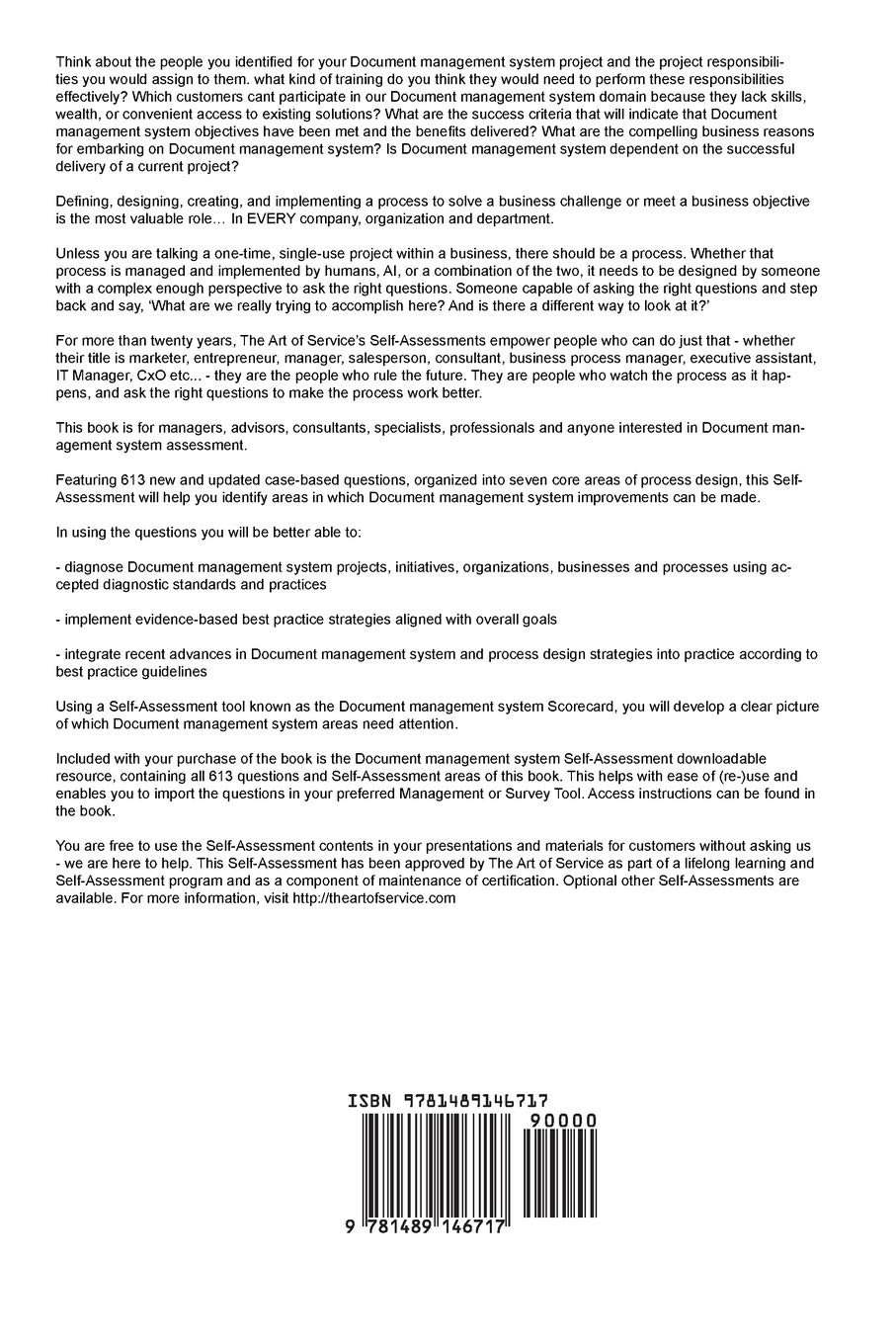 Document management system Complete Self-Assessment Guide