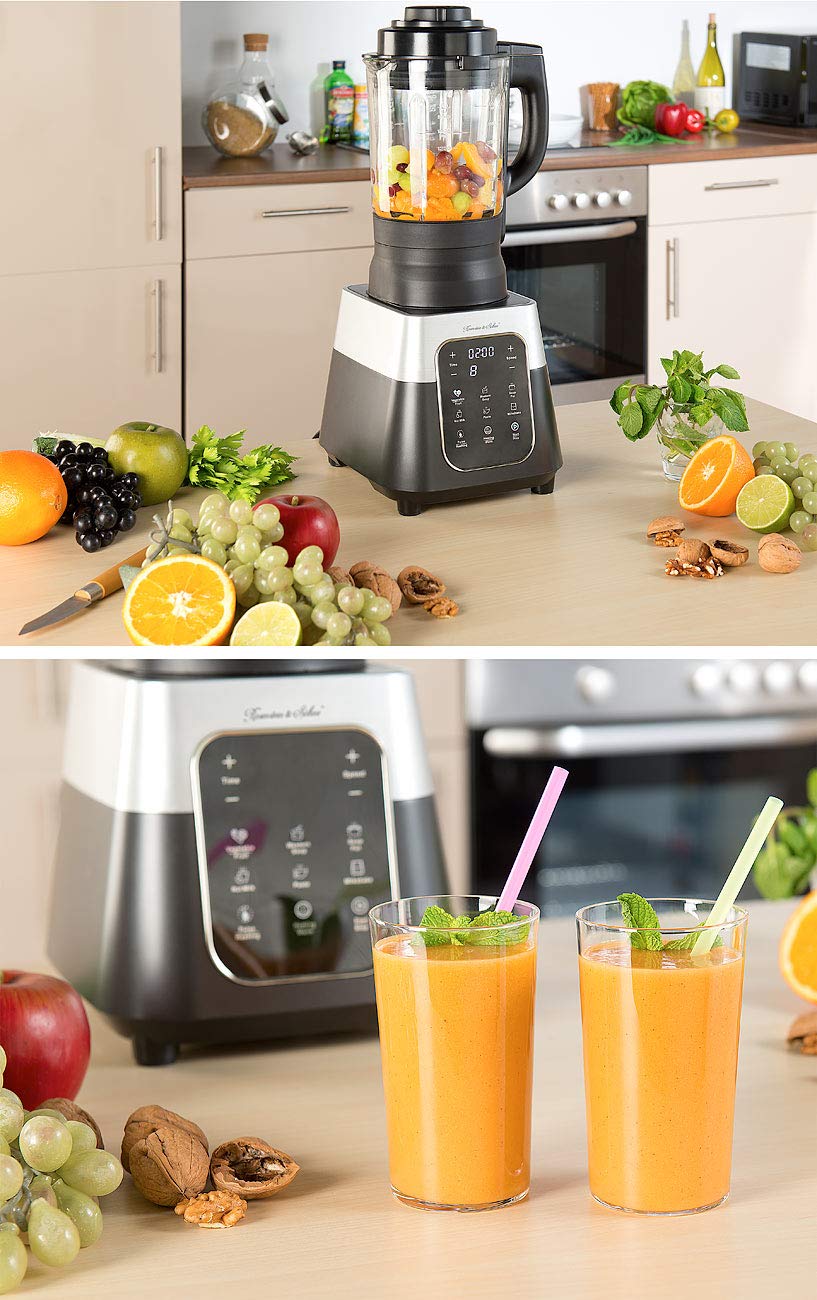 Profesjonalny blender kielichowy z funkcją podgrzewania, dotykowy, 1,75 l, 1500 W
