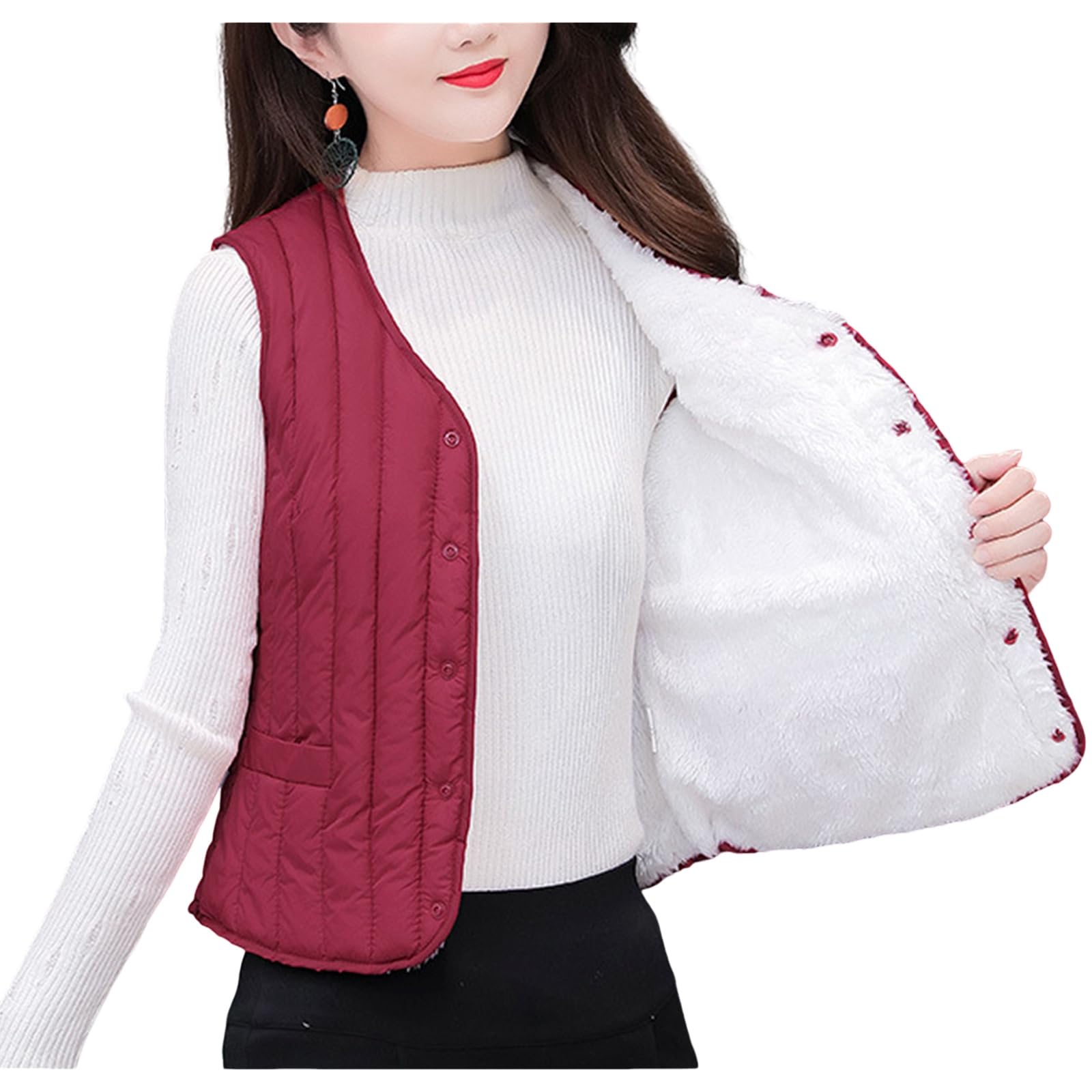 Chaleco para mujeres Dawwoti de diseño estilizado con acabados de alta calidad 6