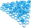 100pcs Pigeon Foot Bird Leg Bands for Identification Easy to Use for Racing Pigeons Parakeets and Other Birds Compact Design