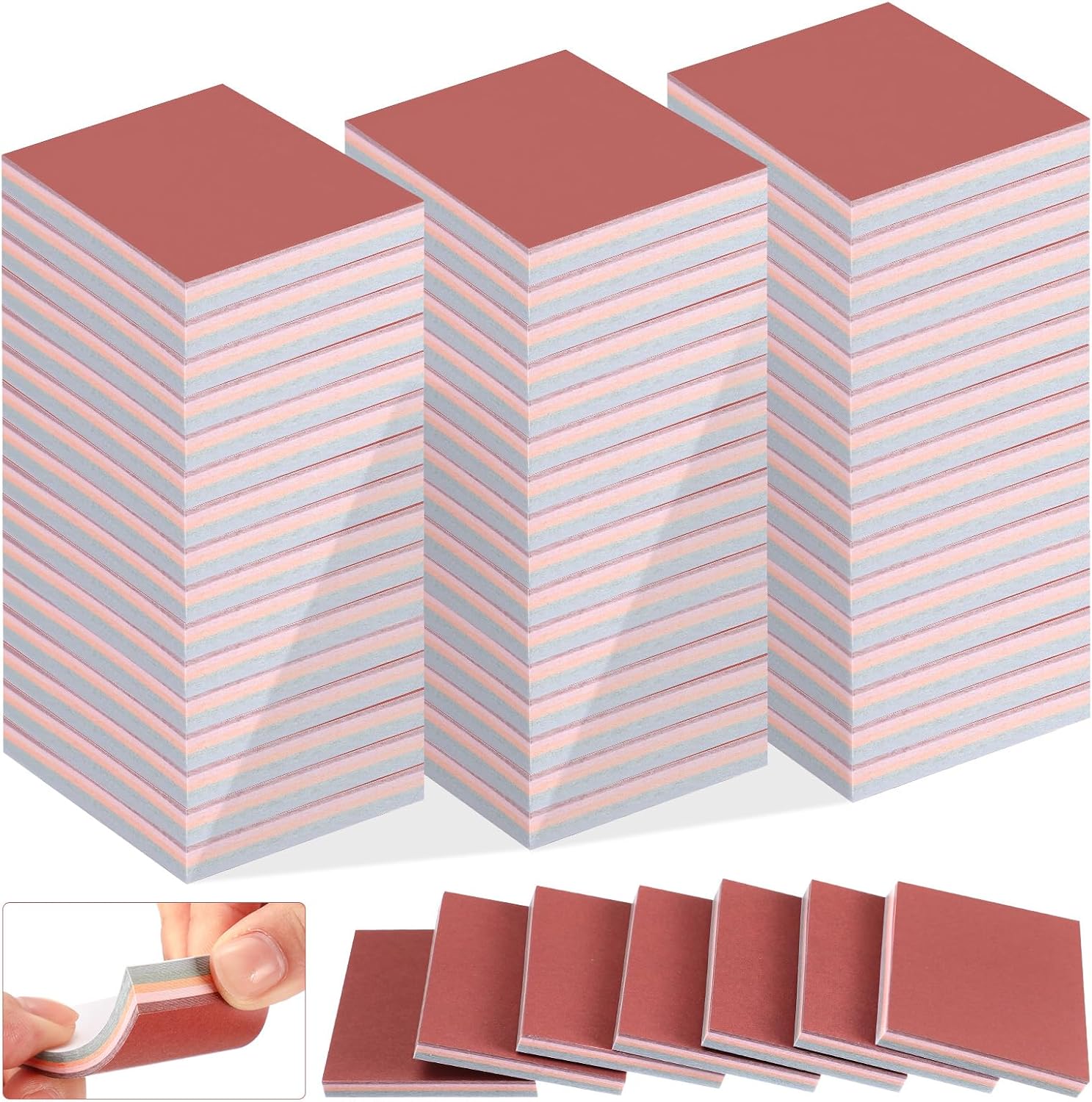Office Supplies 60 Pack Colorful Sticky Notes Bulk - 3x3 Inch Self ...