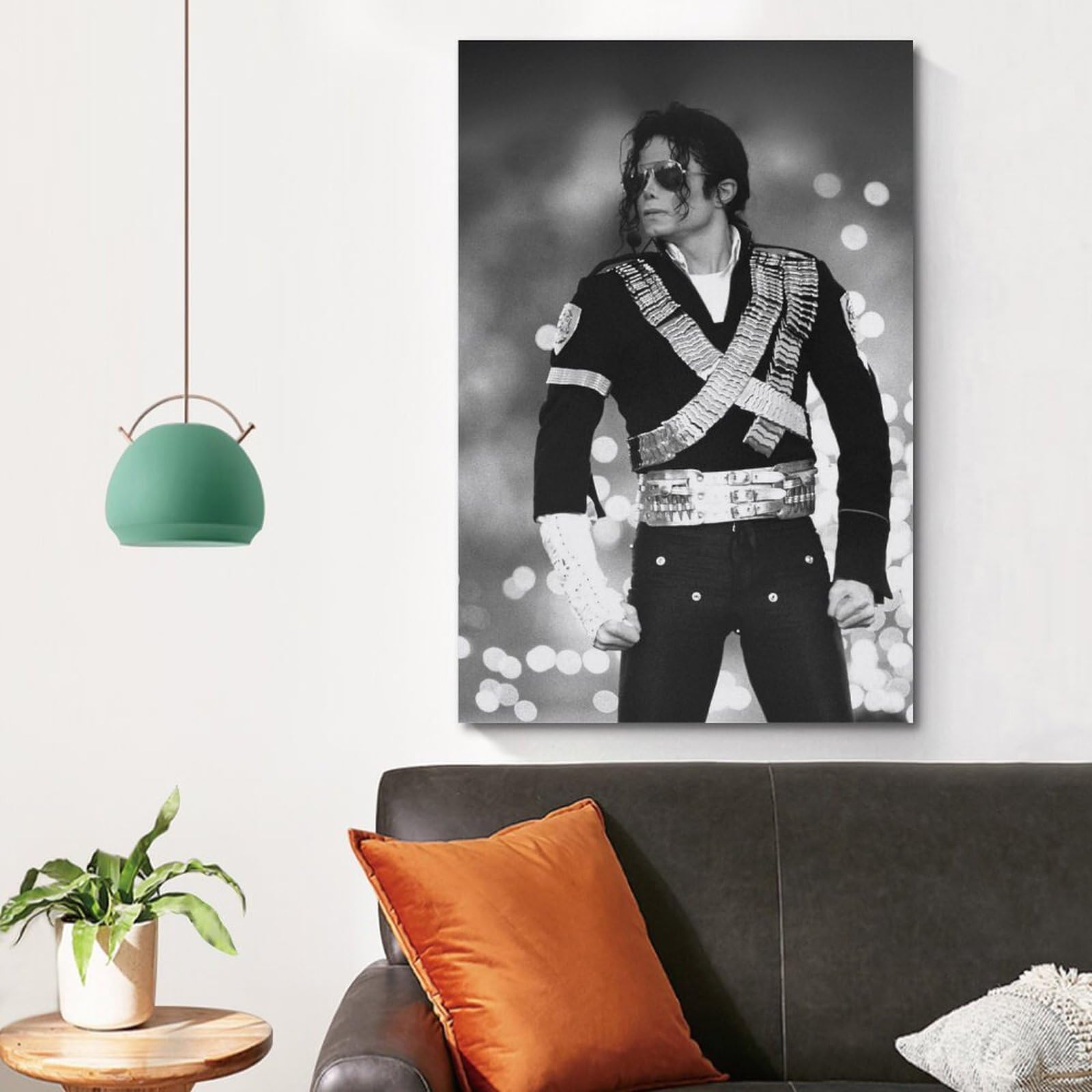 Quadro Michael Jackson Su Legno - 25x18cm, Stampa Laser, Per Soggiorno O Camera, Idea Regalo