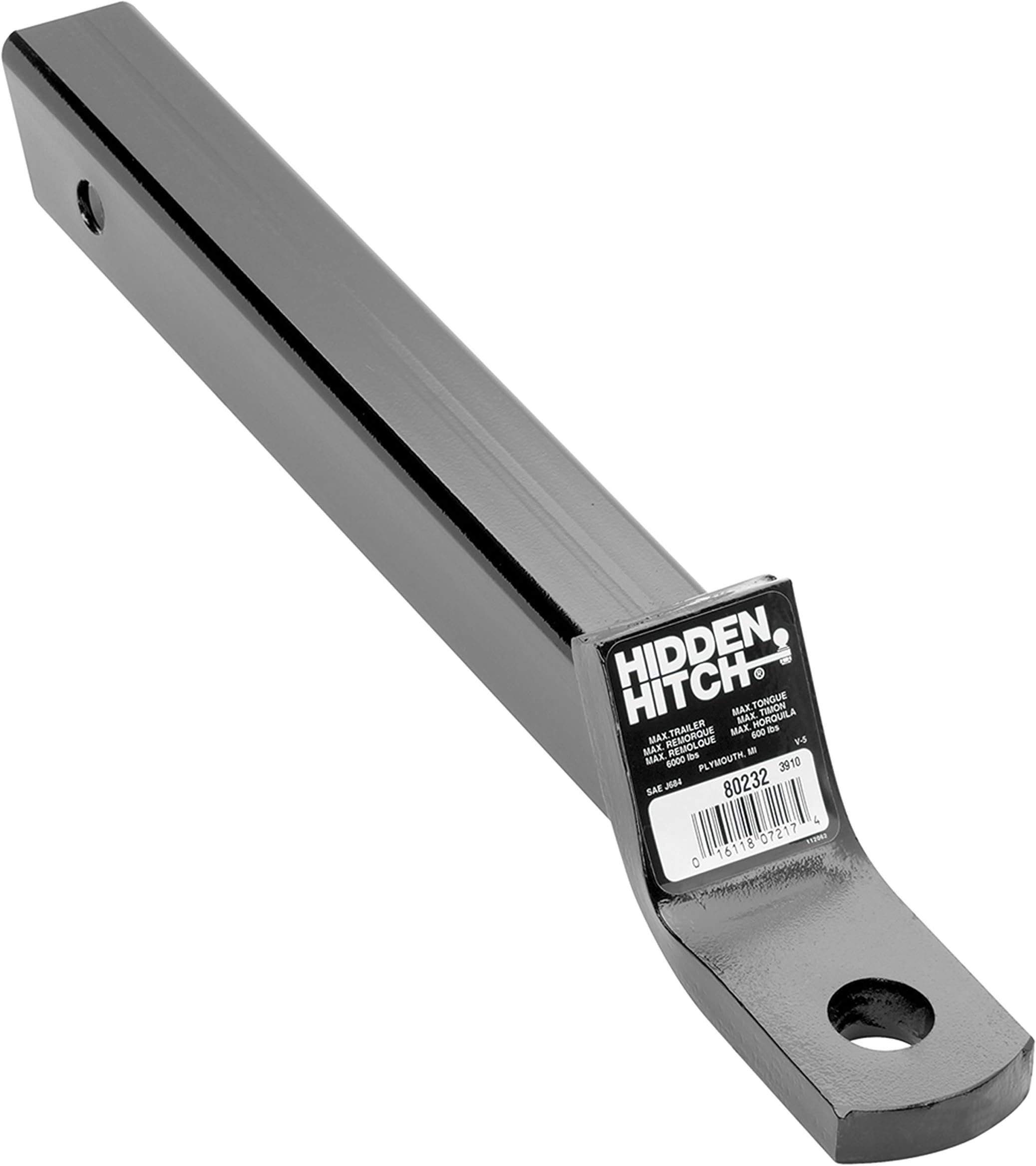 Reese 80232 Hidden Hitch® Angle-Cut Class III Ball Mount - 16" x .75" x 2", 6000 lbs.