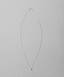 【最終値下げ】ete シンプルダイヤモンドネックレス　購入証明書付ピンクゴールド ete ネックレス K10MPG レイヤー パール/ダイヤモンド