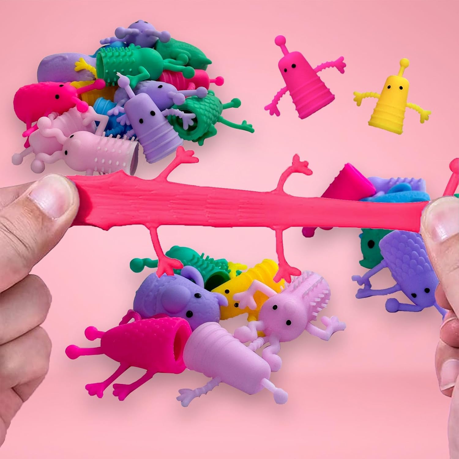Lot De 20 Marionnettes à Doigts Monstres – Pour Enfants, Fêtes, Bain Et Narration D'histoires