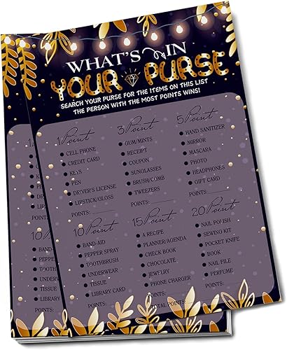 Miniatura 7 de Tarjeta de juego de despedida de soltera, regalo para boda de compromiso, tema de nogal  Más o menos de 30 tarjetas (X-02)