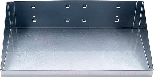 Ganchos para tablero perforado con bloqueo Triton Products 56126-SLV LocHook Shelf, 12 x 6 pulgadas, color plateado