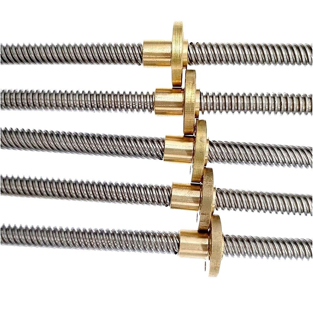 Vis trapézoïdale, Pas 1 mm 2-12 500 Guide linéaire(1mm)