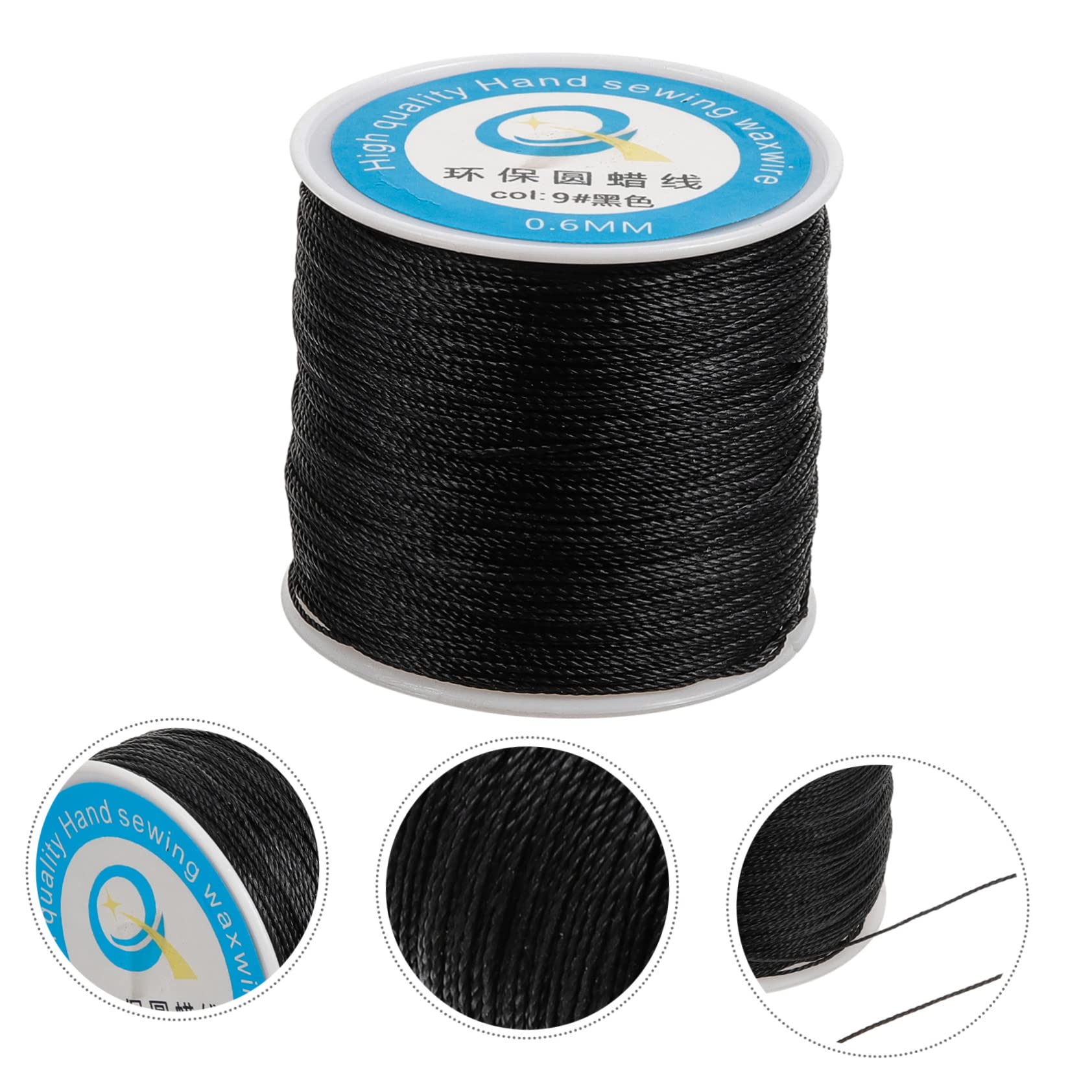Operitacx 6pezzi Filo Cerato Per Cucito Resistente e Durevole Per Lavori Artigianali e Riparazioni Pelle Per Bracciali Fai Da Te e Progetti Di Cucito