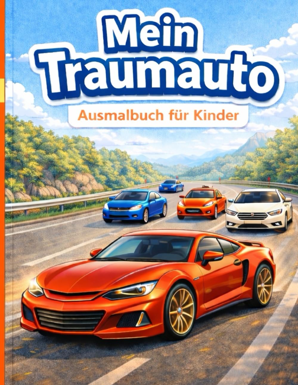 Mein Traumauto: Ausmalbuch für Kinder