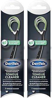 DenTekTongue Cleaner, Fresh Mint, Removes Bad Breath, 2 Pack