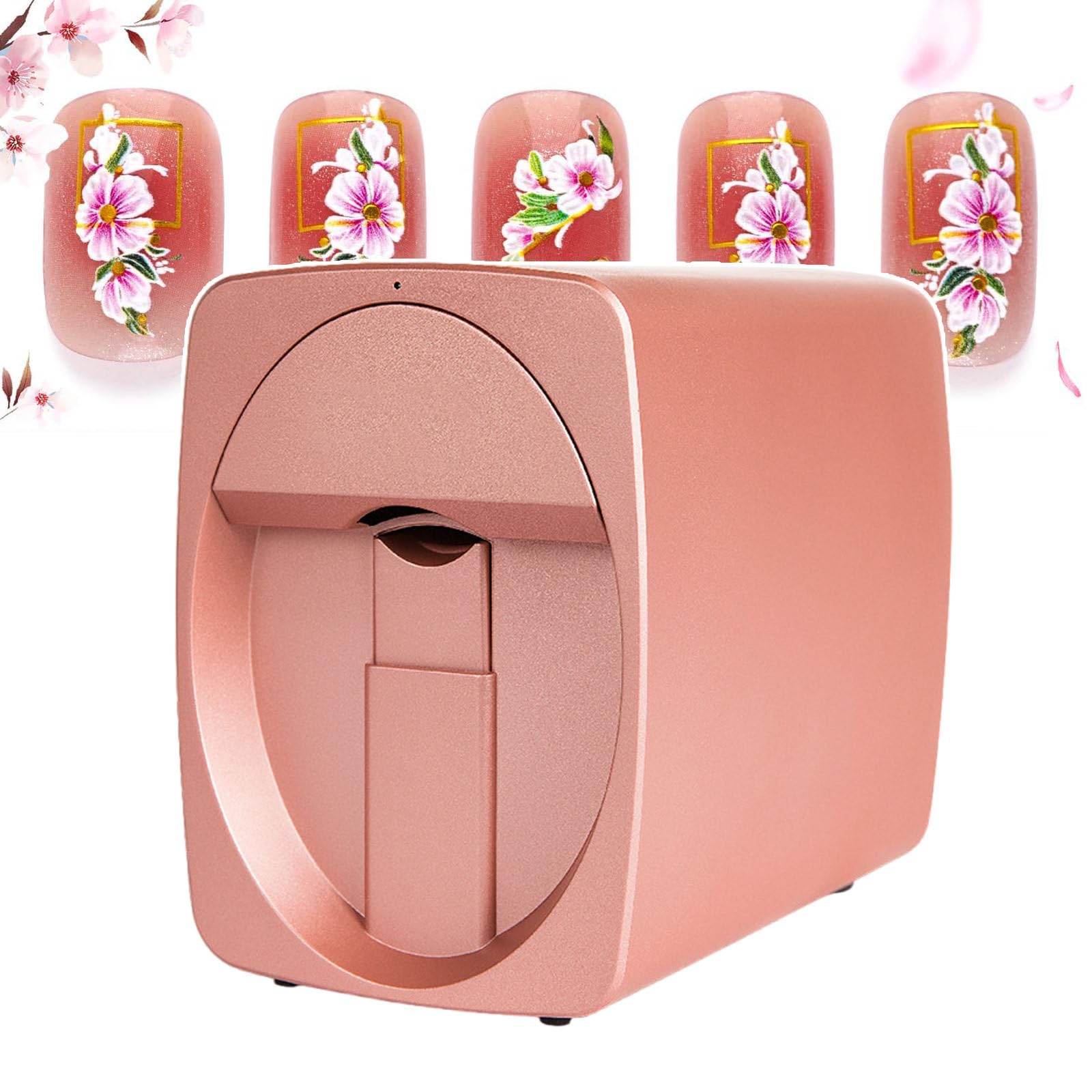 Impresora 3D Inteligente para Decoración De Uñas, Dispositivo para Decoración De Uñas En El Hogar, Tiempo De Dibujo: 25-30 S, Bricolaje Personalizado, Conveniente para Llevar A Viajes C