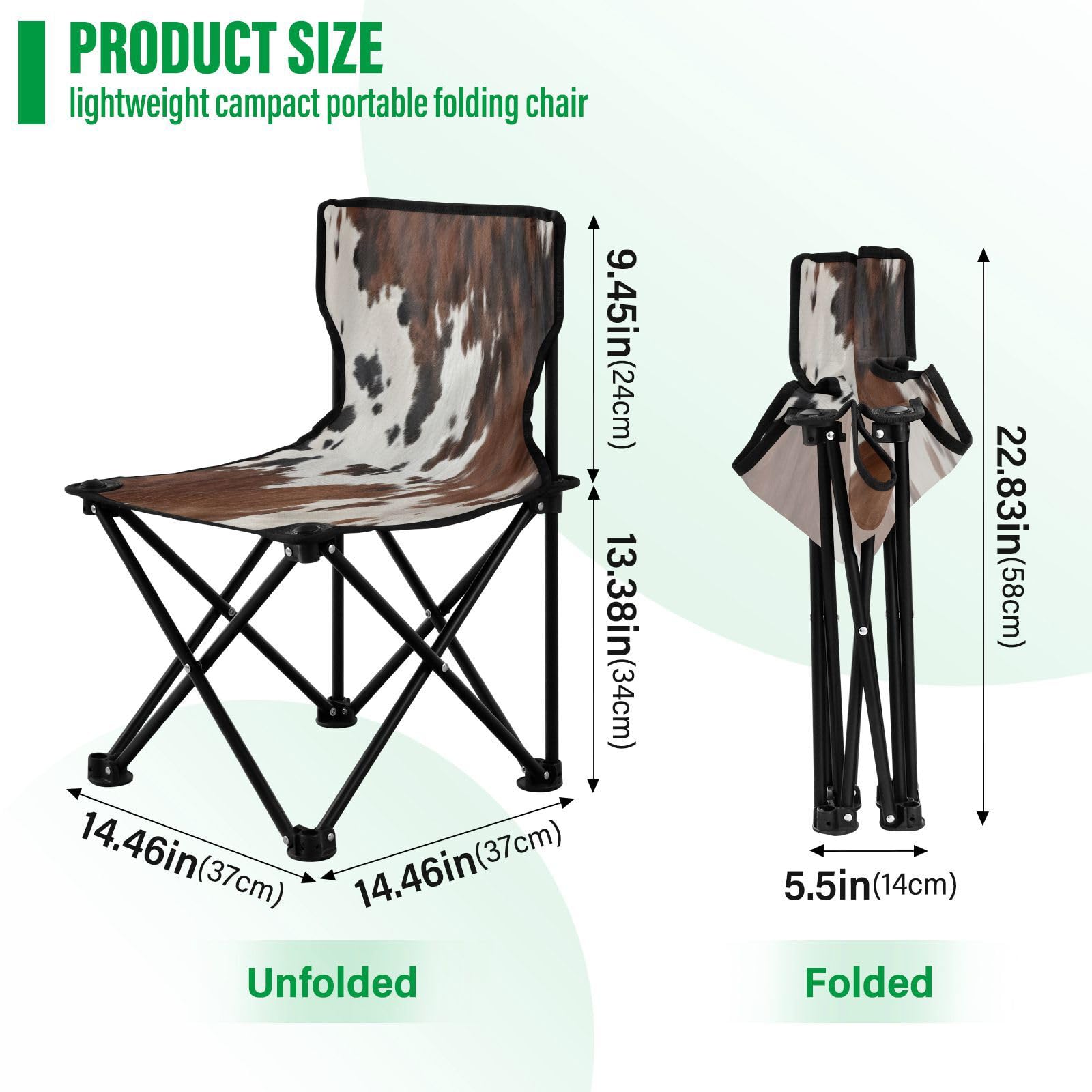 hobo ホーボー Cow Leather Folding Chair hobo ホーボー Cow Leather