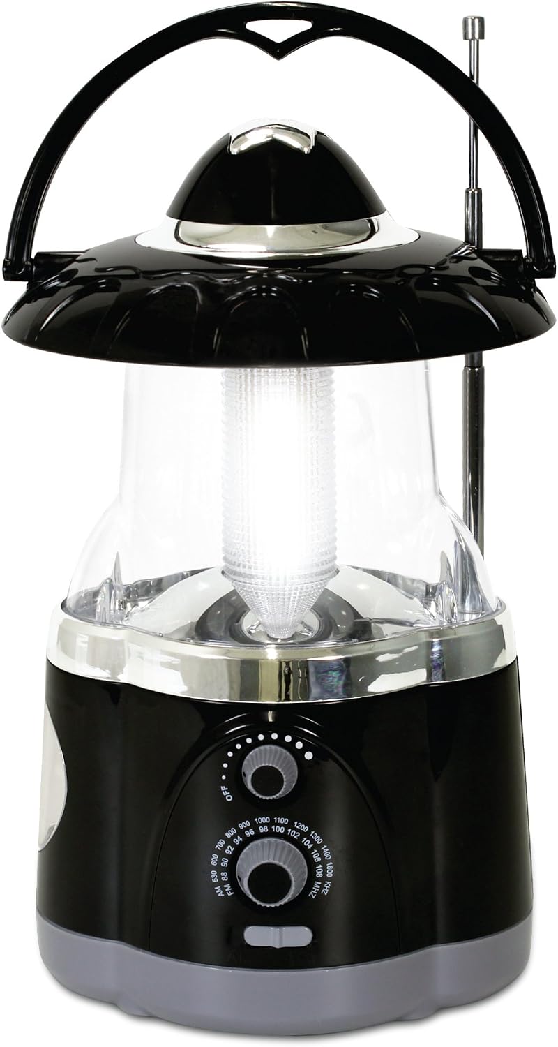 Northpoint Multifunctional Radio Camping Lantern, Battery Powered, LED Lantern, Tent Light, Perfect Lantern Flashlight for Hurricane, Emergency, Survival Kits, Hiking, Fishing, Home Decor.