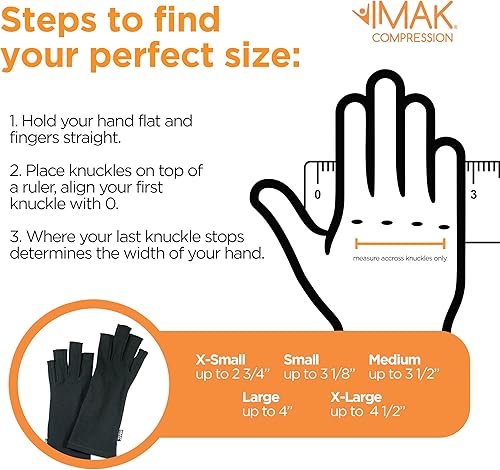 Miniatura 7 de IMAK - Guantes de compresión para artritis