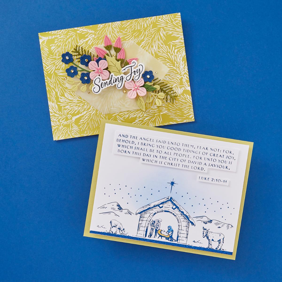 Spellbinders BP-205 Christmas Gospel Press Plates from The Home for The Holidays Collection