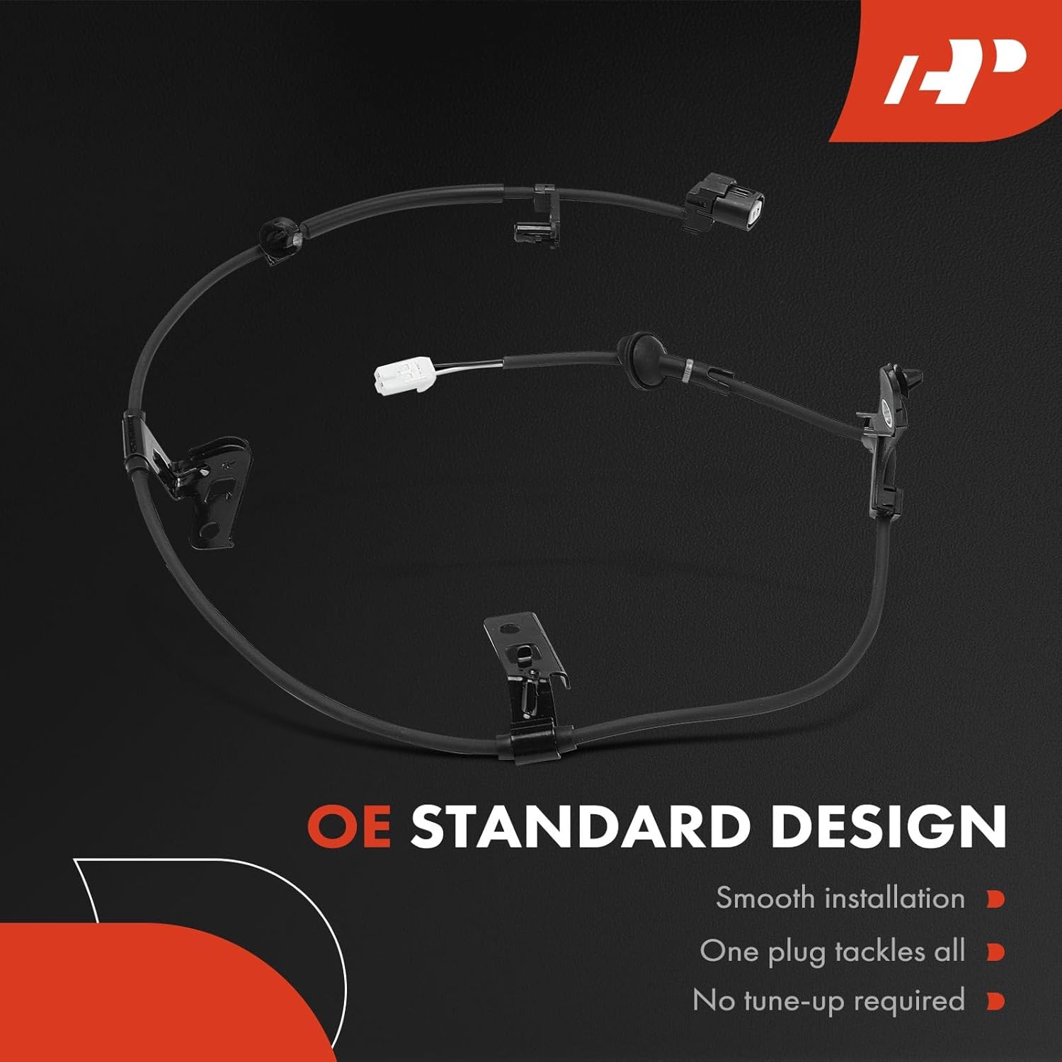 A-Premium Wire Harness for Rear Right ABS Wheel Speed Sensor Compatible with Toyota Models - Prius 2004-2009 - Without Sensor