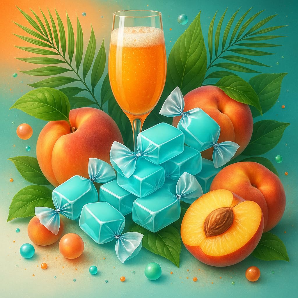 Caramelo helado Peach Bellini aroma concentrado - Vegano - Sasami - 100ml