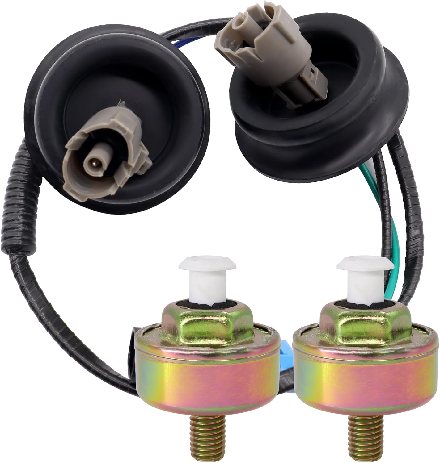HiSport 12601822 Knock Sensor Wiring Harness - Compatible with Cadillac Escalade ESV EXT CTS Chevry Express 1500 2500 3500 Silverado 1500 2500 3500 Suburban 1500 2500 GMC Savana 1500