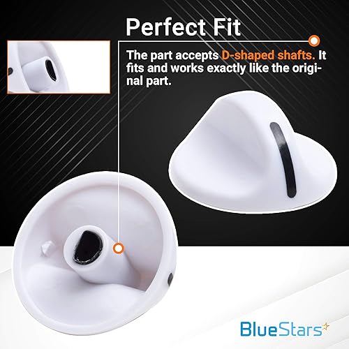 Miniatura 5 de BlueStars Pieza de repuesto de perilla de temporizador de secadora 131965300, compatible con secadores Frigidaire Electrolux, sustituye a 131666601
