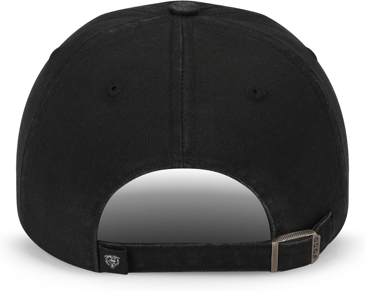FOCO NFL Mens NFL Team Logo Black & White Casual Hat Caps