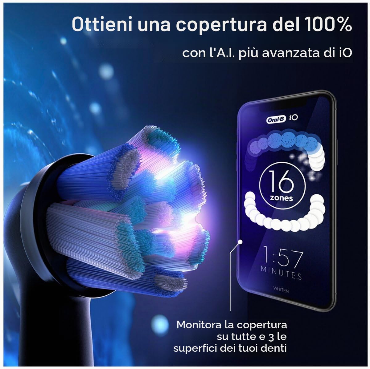 Oral-B iO 9N - Spazzolino Elettrico - Blu