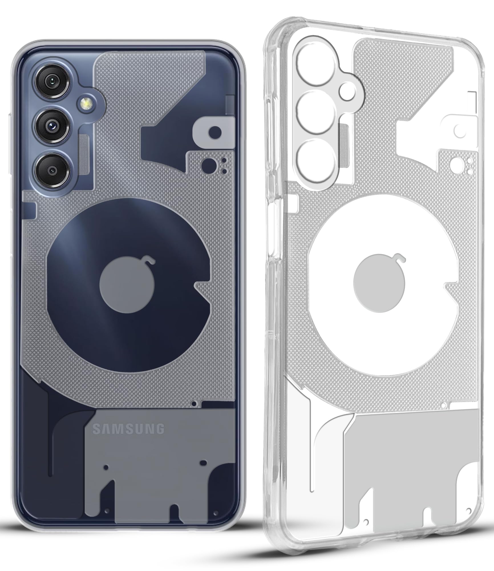 Mr. Case Soft Transparent Hybrid Slim Fit Frosted Matte Silicone TPU Back Cover for Samsung M34 5G | Samsung F34 5G -Transparent (B0CDLZNXB5) Amazon Price History, Amazon Price Tracker