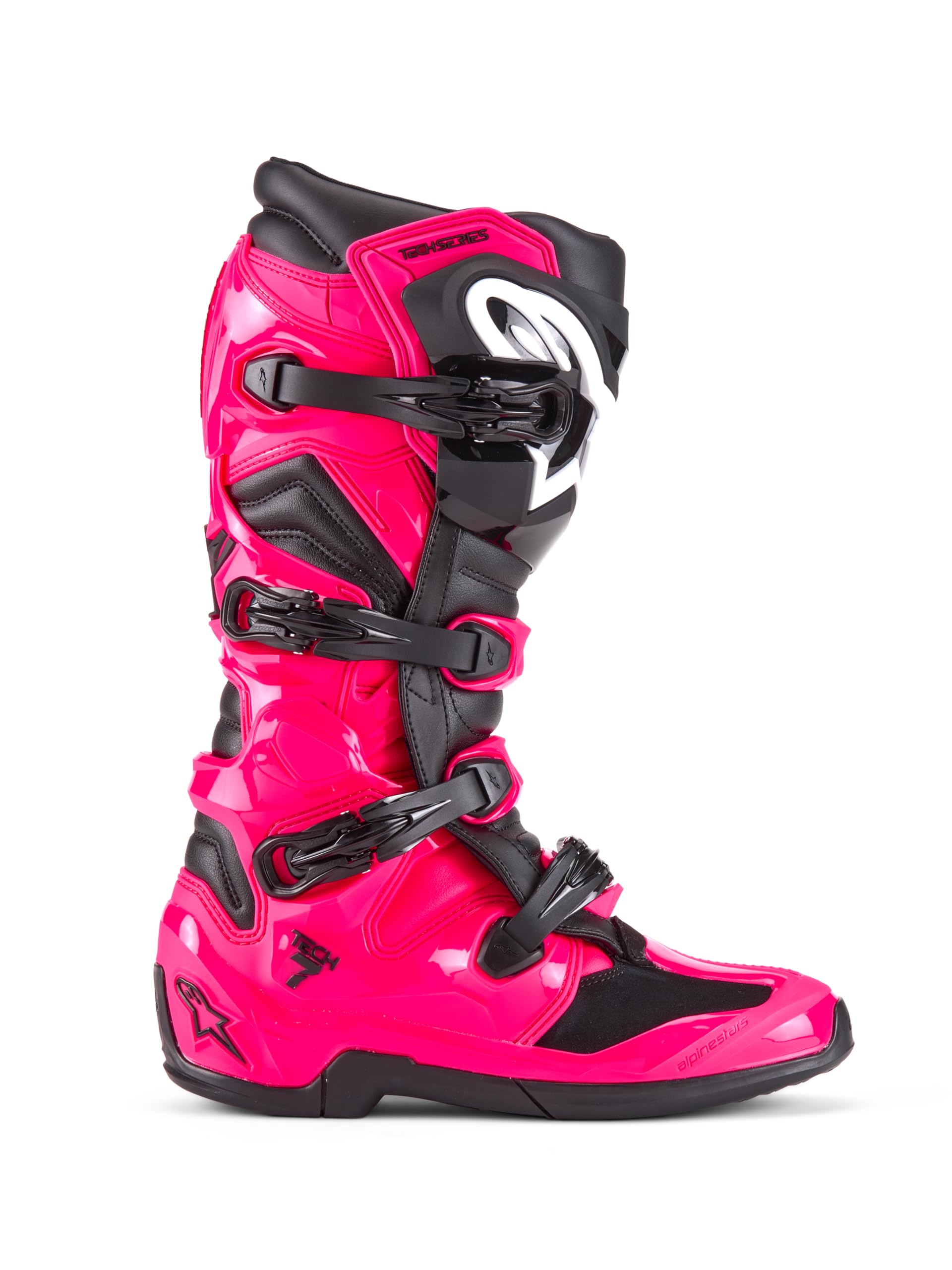 Alpinestars Tech 7 Boots, High-Performance Motocross Boots, CE-Certified, 5, Diva Pink/Black