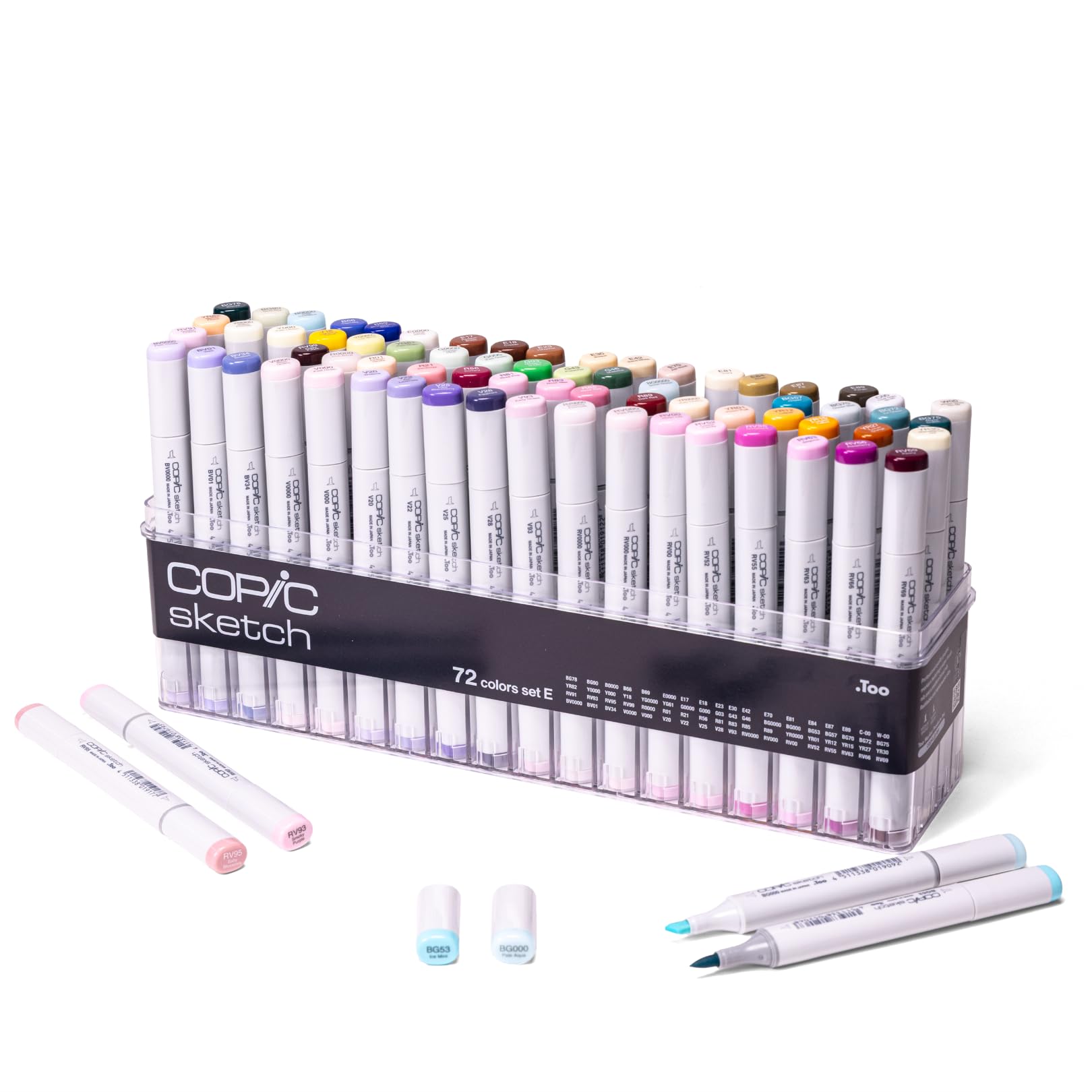Amazon.co.jp: Too コピック スケッチ 72色 Eセット : 文房具