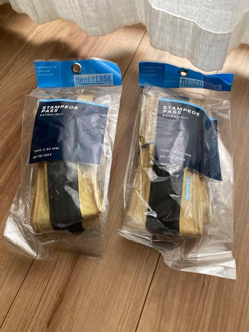 ルネエルス 700c×32 2本 未使用 Rene HERSE CYCLES / ルネ・エルス